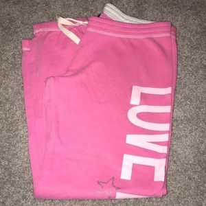 Victoria secret sweatpants